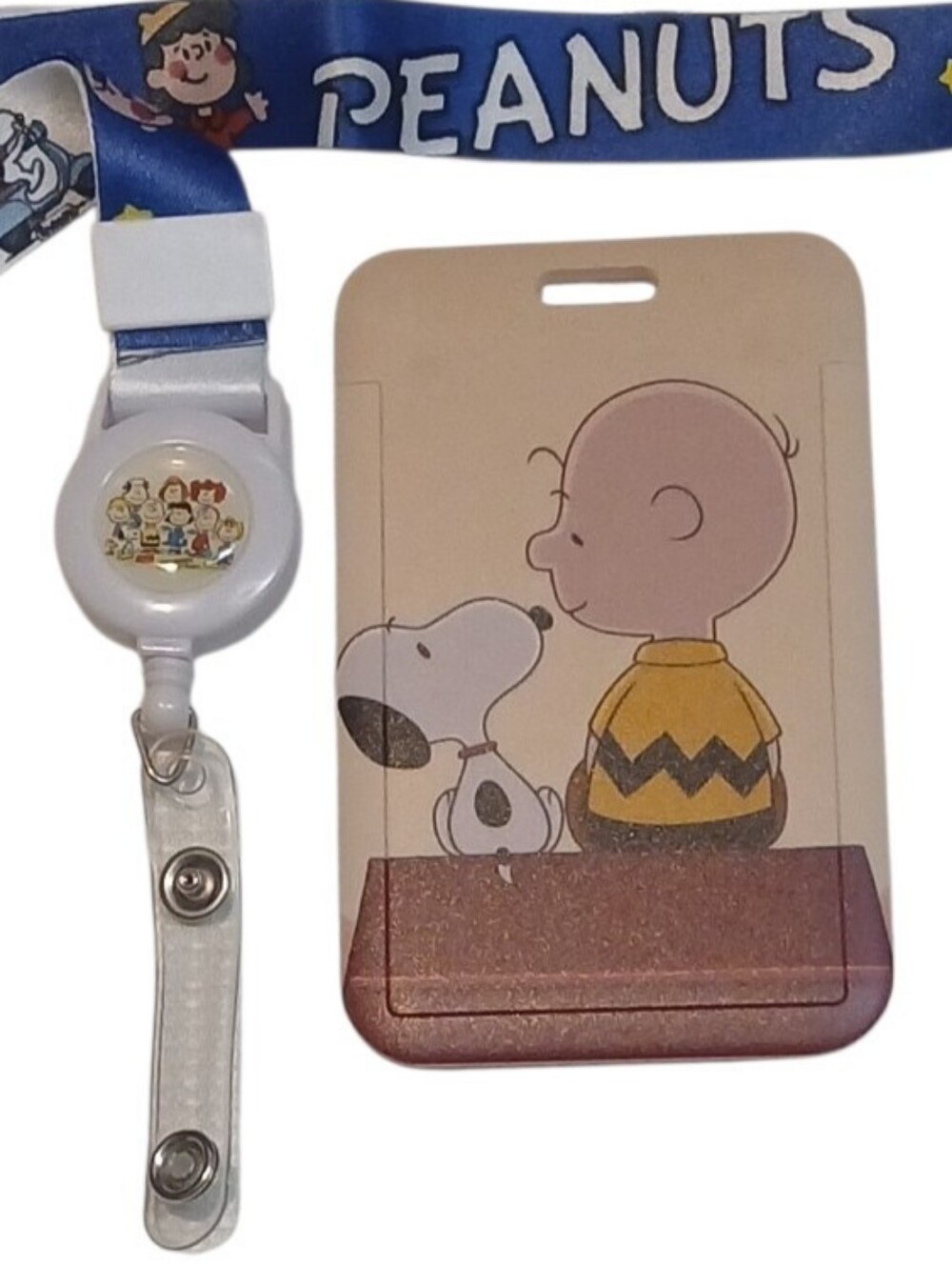 Peanuts -Snoopy & Charlie Brown Sitting together, A Boys Bestie, See through ID